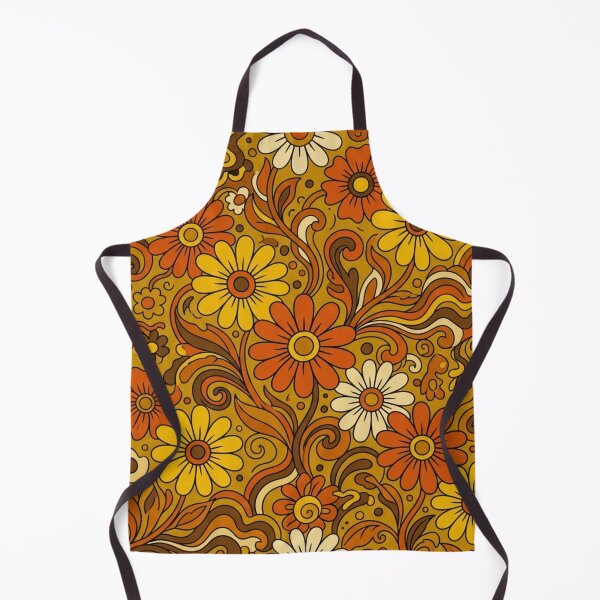Item preview, Groovy 70s Retro Flower Power Daisy Pattern designed and sold by ShivCraftStudio.