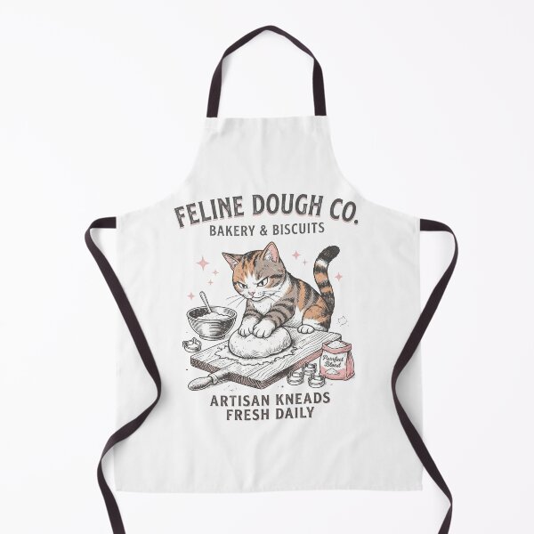 Item preview, Feline Dough Co. Vintage Bakery Cat designed and sold by TinaFite.