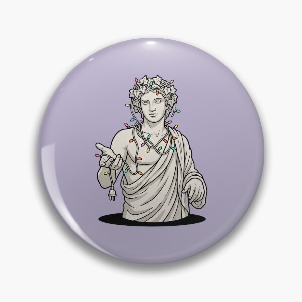 Item preview, Dionysus Christmas Lights Greek God Statue Pop Art designed and sold by Rare By Hero.