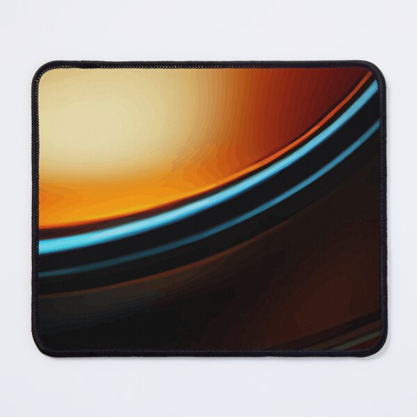 Item preview, Glowing Orange Ring with Blue Accent Abstract designed and sold by haydenhanson.