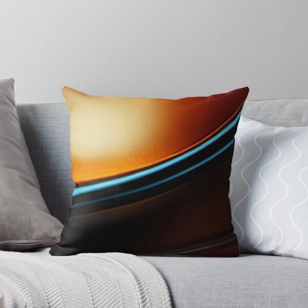Item preview, Glowing Orange Ring with Blue Accent Abstract designed and sold by haydenhanson.