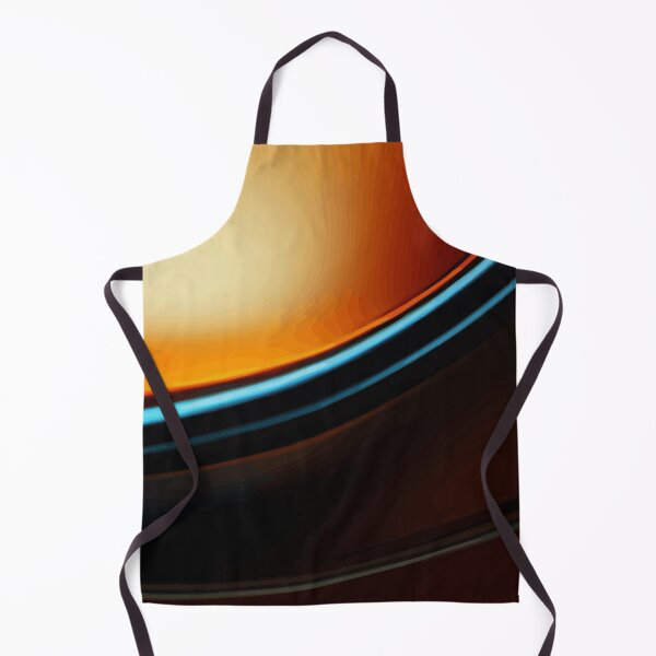 Item preview, Glowing Orange Ring with Blue Accent Abstract designed and sold by haydenhanson.