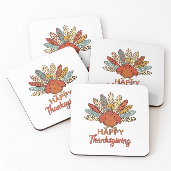 Item preview, Happy Thanksgiving - Boho Leopard Print Thanksgiving Turkey designed and sold by Steele-Art.