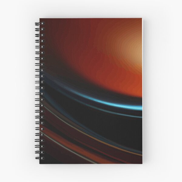 Item preview, Warm Amber Light Leak and Cyan Wave Abstract designed and sold by haydenhanson.