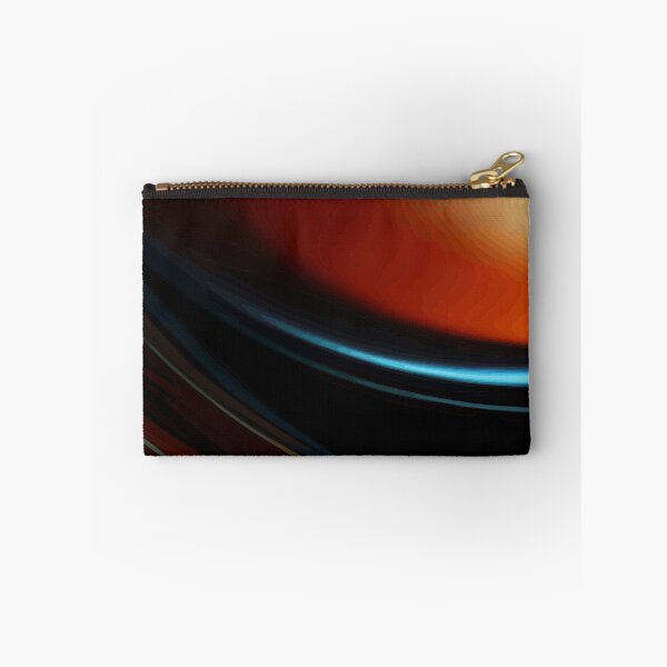 Item preview, Warm Amber Light Leak and Cyan Wave Abstract designed and sold by haydenhanson.