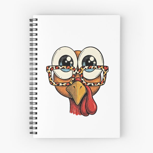 Item preview, Turkey Face with Leopard Print Glasses Thanksgiving designed and sold by Steele-Art.