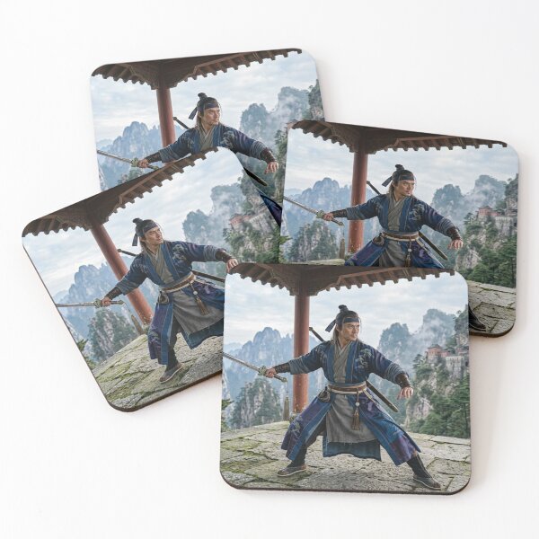 Item preview, Qing Era Swordsman in Mountain Temple designed and sold by Solomon-Ent-144.