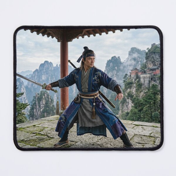Item preview, Qing Era Swordsman in Mountain Temple designed and sold by Solomon-Ent-144.