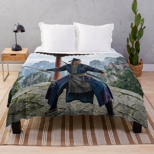 Item preview, Qing Era Swordsman in Mountain Temple designed and sold by Solomon-Ent-144.