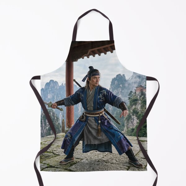 Item preview, Qing Era Swordsman in Mountain Temple designed and sold by Solomon-Ent-144.