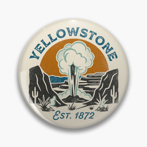 Item preview, Vintage Yellowstone National Park designed and sold by Travelpeak.