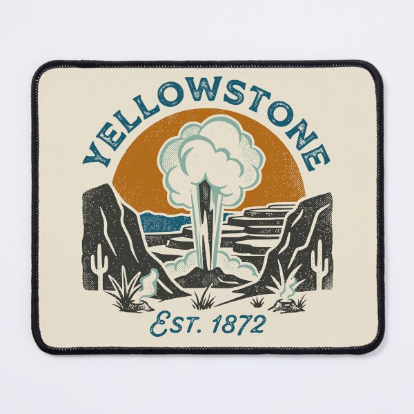 Item preview, Vintage Yellowstone National Park designed and sold by Travelpeak.