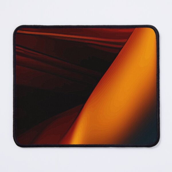 Item preview, Deep Orange and Copper Fluid Abstract Waves designed and sold by haydenhanson.