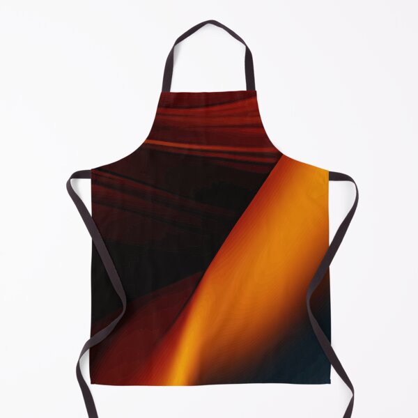 Item preview, Deep Orange and Copper Fluid Abstract Waves designed and sold by haydenhanson.