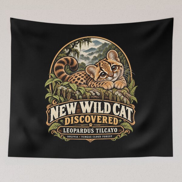Item preview, Leopardus Tilcayo New Wild Cat Discovered Bolivia Wildlife designed and sold by JerdbordinShop.
