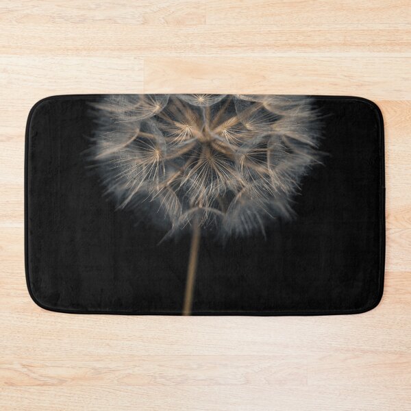 Item preview, Dandelion flower over black background designed and sold by assaf.