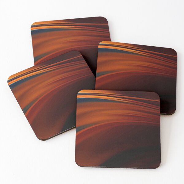 Item preview, Dark Amber Fluid Flow Modern Abstract Pattern designed and sold by haydenhanson.