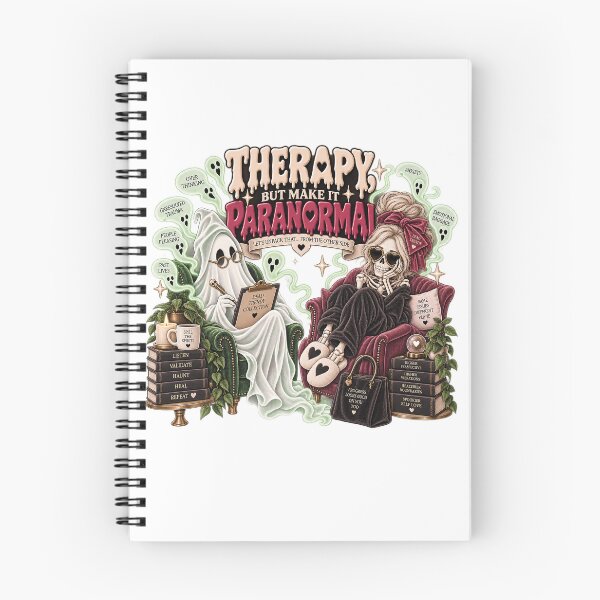 Item preview, ⚡Dead Trendy Collection⚡- Therapy But Make It Paranormal designed and sold by WheelieGdArt.