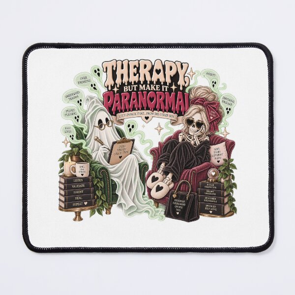 Item preview, ⚡Dead Trendy Collection⚡- Therapy But Make It Paranormal designed and sold by WheelieGdArt.