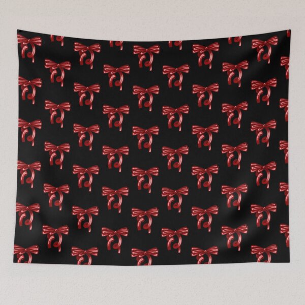 Item preview, Striped Red Bow Coquette Aesthetic designed and sold by vikko-art.