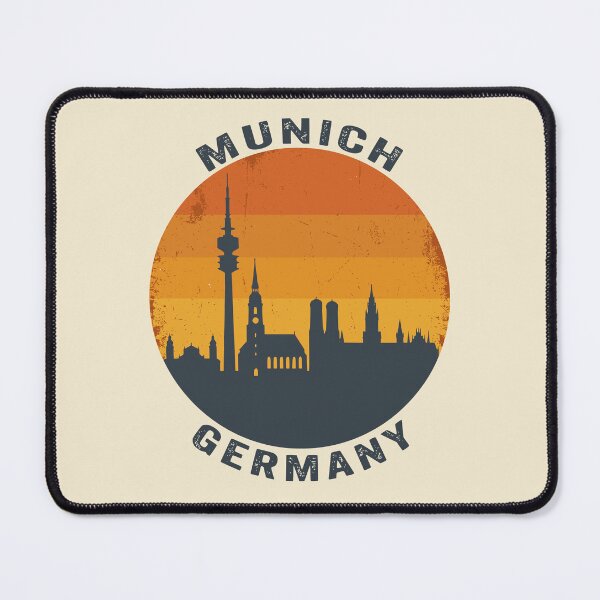 Item preview, Munich Germany Retro Skyline designed and sold by Travelpeak.