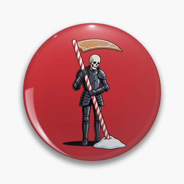 Item preview, Grim Reaper Candy Cane Scythe Christmas Pop Art designed and sold by Rare By Hero.