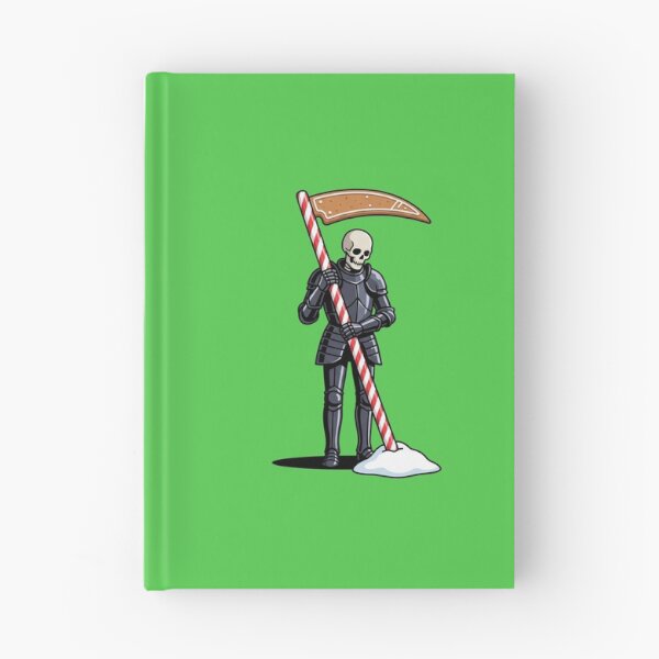 Item preview, Grim Reaper Candy Cane Scythe Christmas Pop Art designed and sold by Rare By Hero.
