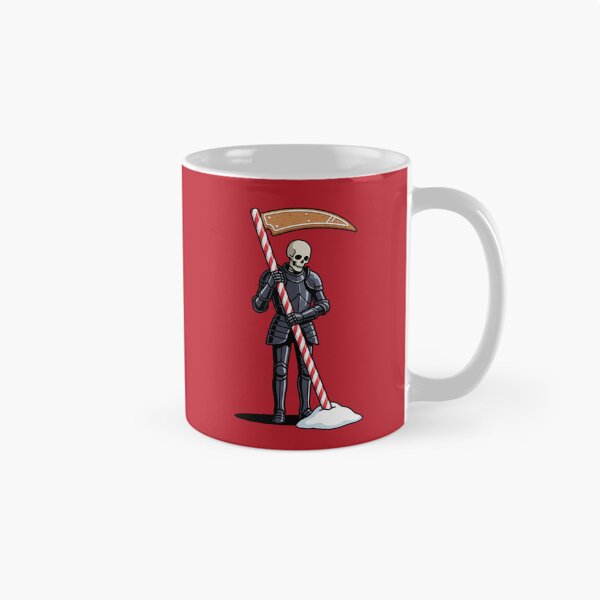 Item preview, Grim Reaper Candy Cane Scythe Christmas Pop Art designed and sold by Rare By Hero.