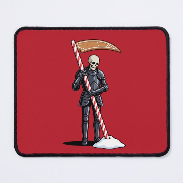Item preview, Grim Reaper Candy Cane Scythe Christmas Pop Art designed and sold by Rare By Hero.