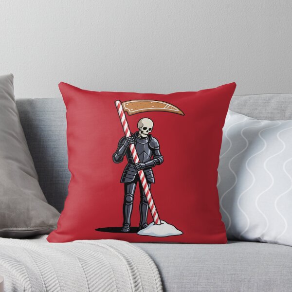 Item preview, Grim Reaper Candy Cane Scythe Christmas Pop Art designed and sold by Rare By Hero.