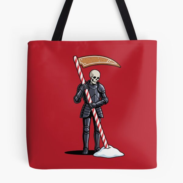 Item preview, Grim Reaper Candy Cane Scythe Christmas Pop Art designed and sold by Rare By Hero.