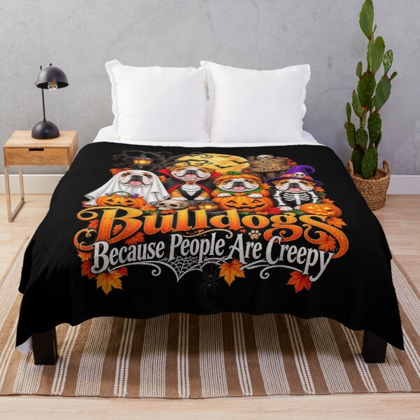 Item preview, Bulldogs Because People Are Creepy Halloween Dogs Costume designed and sold by SEINENGAPPI23.
