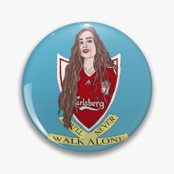 Item preview, Funny Liverpool Girl You'll Never Walk Alone Crest designed and sold by CringesCulture.