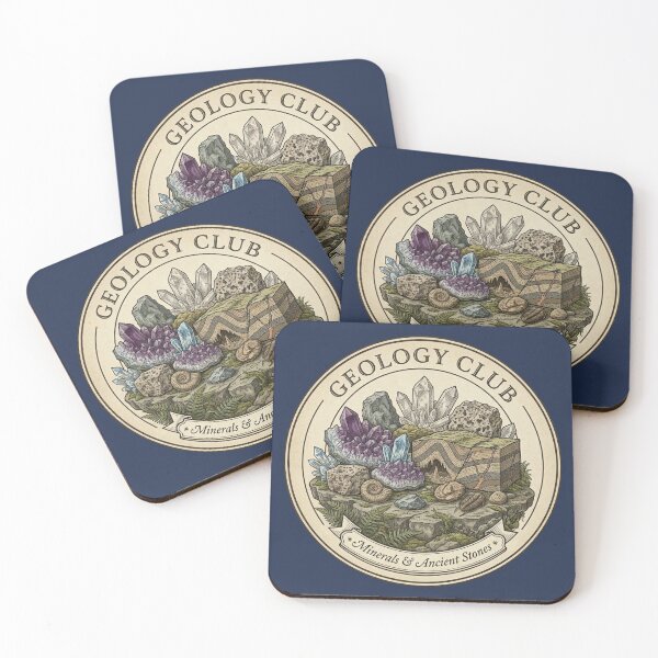 Item preview, Geology Club Vintage Badge Earth Art designed and sold by CalmCapy Co.