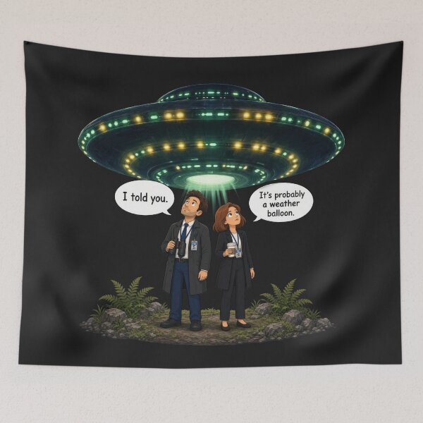 Item preview, It's Probably a Weather Balloon designed and sold by tomperys.