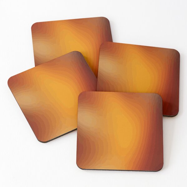 Item preview, Soft Amber Topo Gradient Fluid Texture designed and sold by haydenhanson.