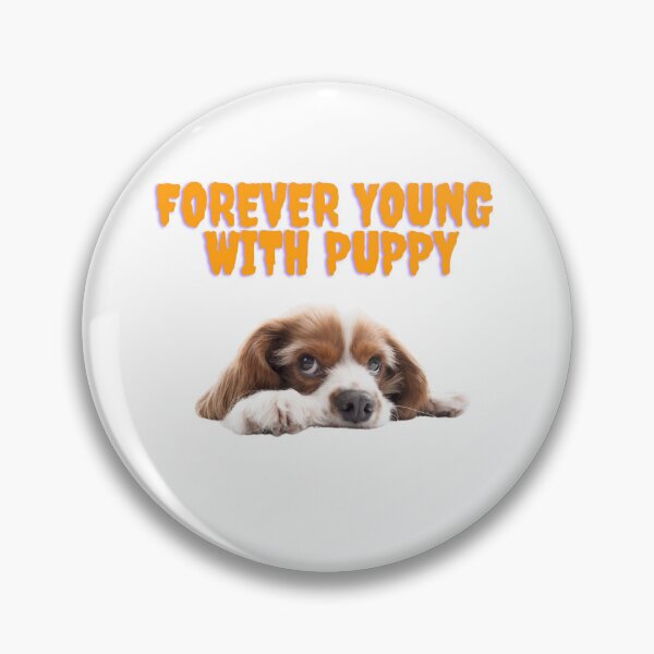 Item preview, FOREVER YOUNG WITH PUPPY designed and sold by AllProCraft.