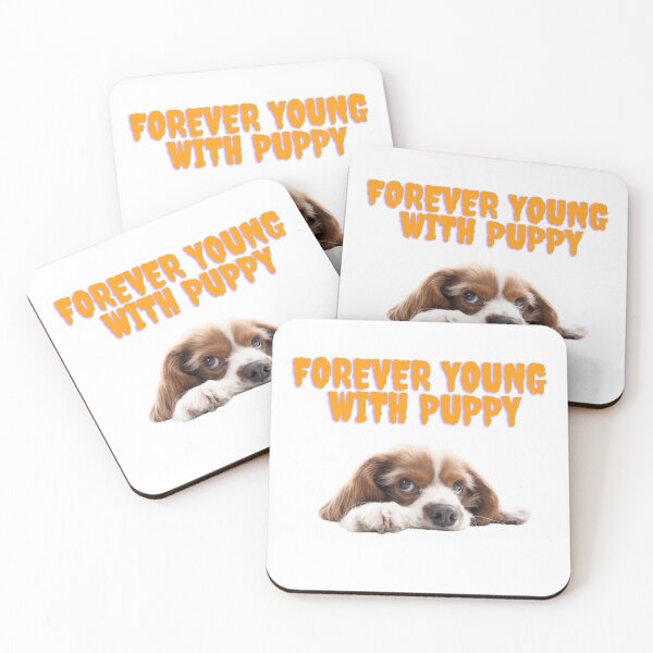 Item preview, FOREVER YOUNG WITH PUPPY designed and sold by AllProCraft.