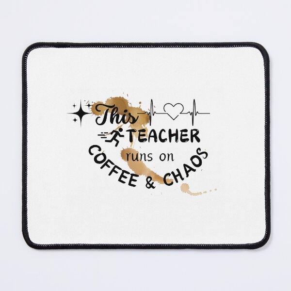 Item preview, Coffee And Chaos Teacher Life Graphic T-Shirt designed and sold by jyneliam.