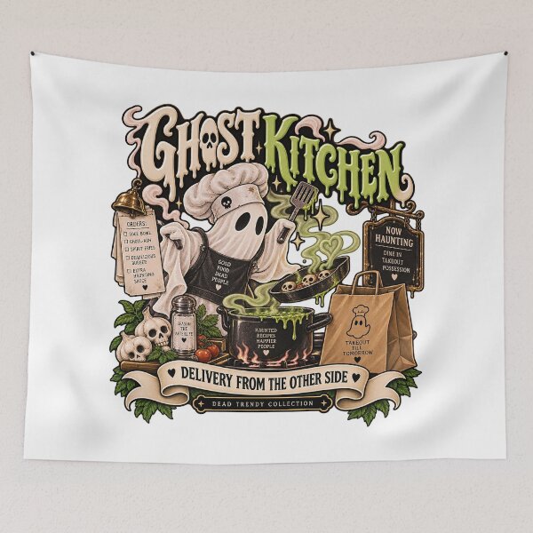 Item preview, ⚡Dead Trendy Collection⚡- Ghost Kitchen designed and sold by WheelieGdArt.