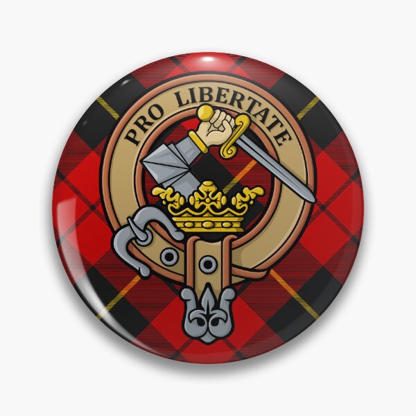 Item preview, Clan Wallace Crest over Tartan designed and sold by sifis.