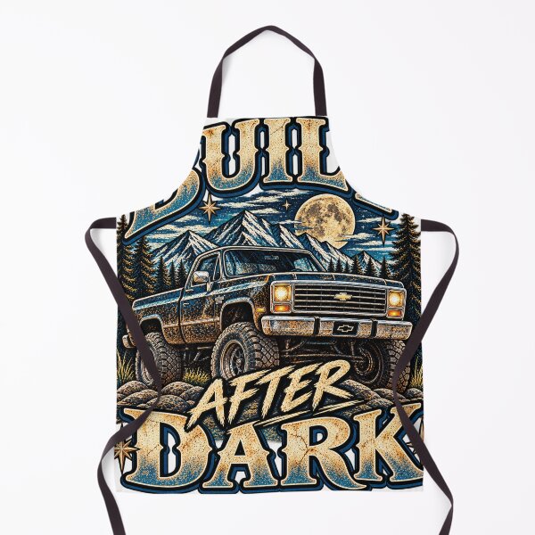 Item preview, Built After Dark | Vintage Truck & Mountain Night Western Design designed and sold by hayhayyy02.