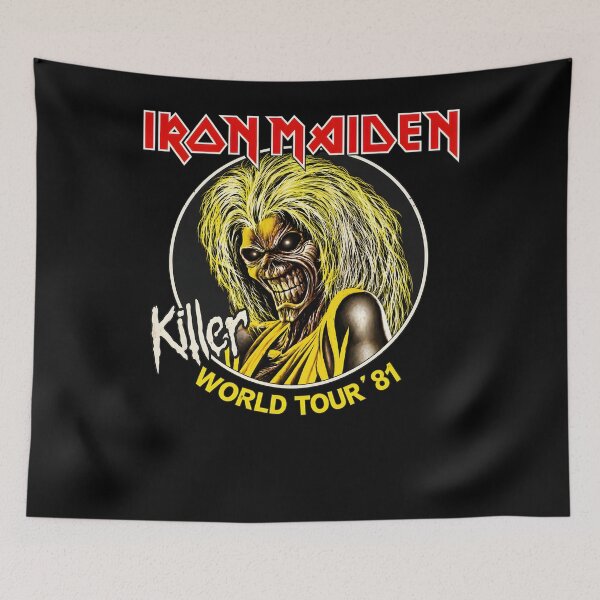 Item preview, Maiden Killers World Tour 81 Eddie designed and sold by Rafiqrafisqy.