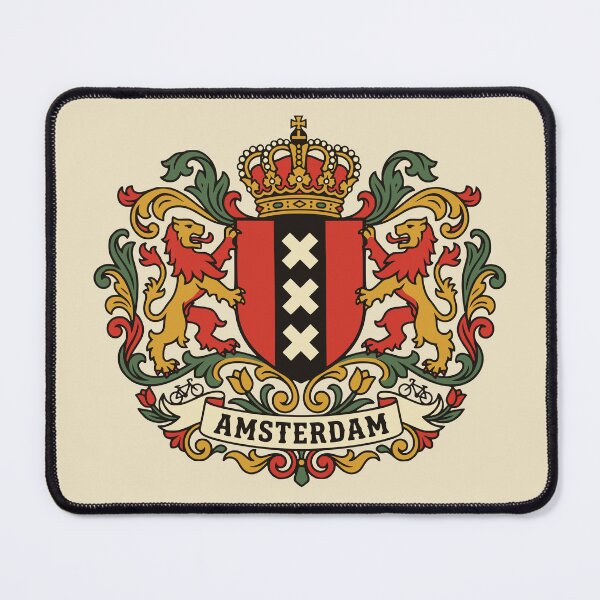 Item preview, Vintage Amsterdam Coat of Arms designed and sold by Travelpeak.