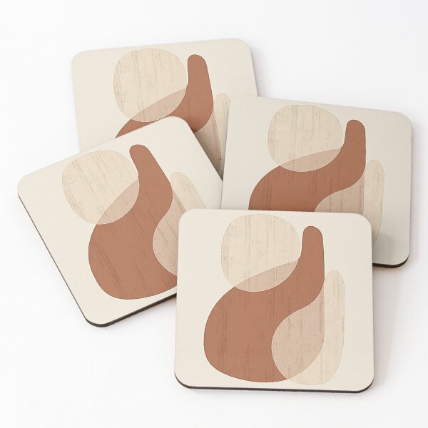 Item preview, Organic Terracotta Shapes | Scandinavian Minimalist Abstract designed and sold by nhk999.