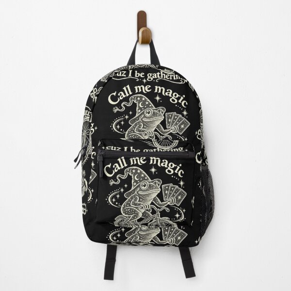 Item preview, Call Me Magic Cuz I Be Gathering Funny Wizard Frog Bicycle Design designed and sold by SEINENGAPPI23.