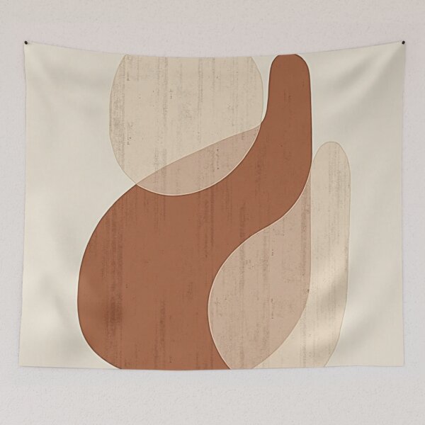 Item preview, Organic Terracotta Shapes | Scandinavian Minimalist Abstract designed and sold by nhk999.