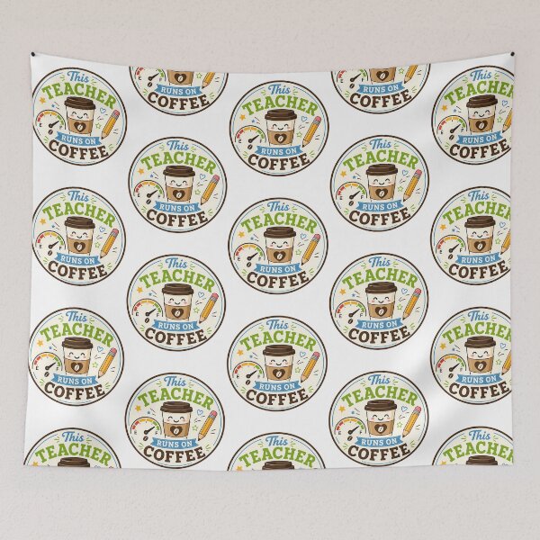 Item preview, Coffee Powered Teacher Life designed and sold by jyneliam.
