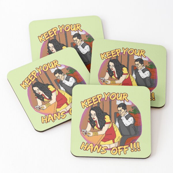 Item preview, Keep Your Hans Off Funny Diner Waitress Meme designed and sold by CringesCulture.