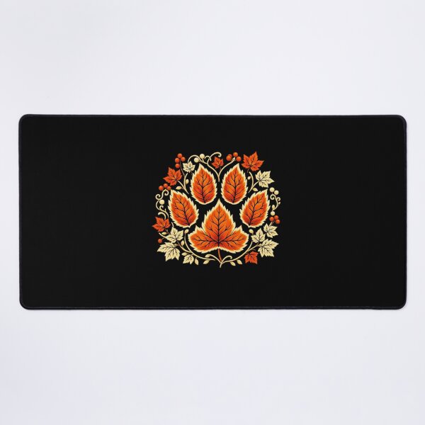 Item preview, Fall Autumn Leaf Dog Paw Print Pets Puppy Owner Dogs designed and sold by DogoMalulu.